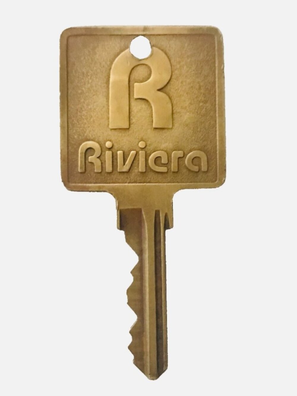 The Riviera Palm Springs Hotel Room Key Original Brass #1218